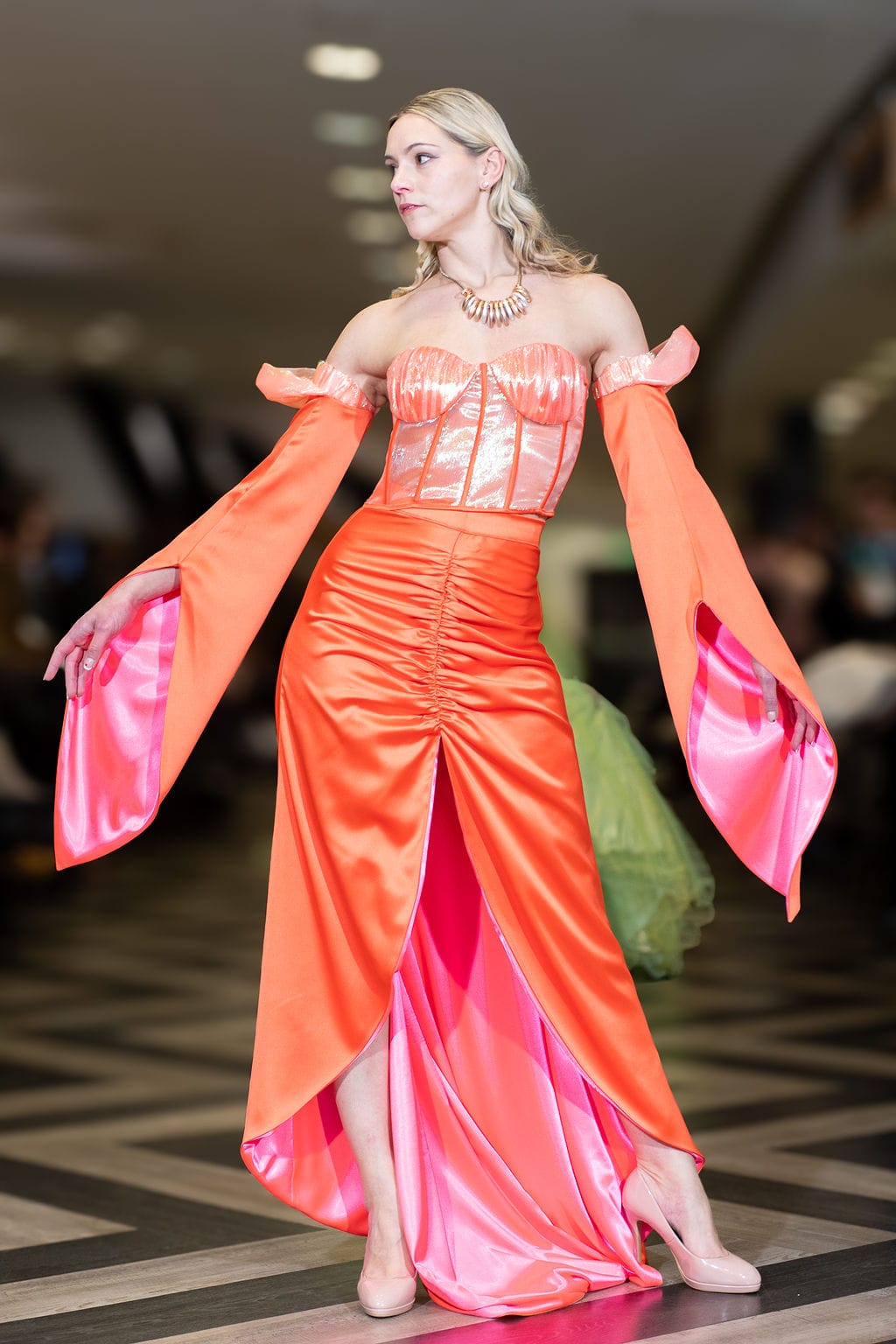 Long-Sleeved Mermaid Dress