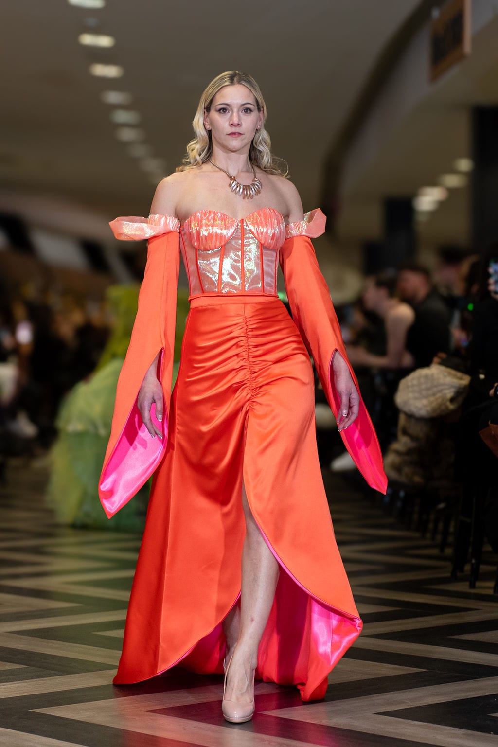Long-Sleeved Mermaid Dress